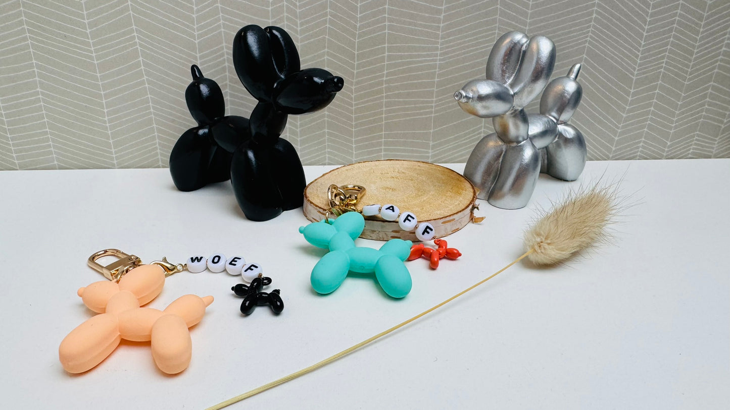 Sleutelhanger ballon hondje