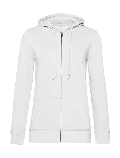 B&C Organic Zipped Hooded /women