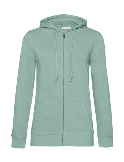 B&C Organic Zipped Hooded /women