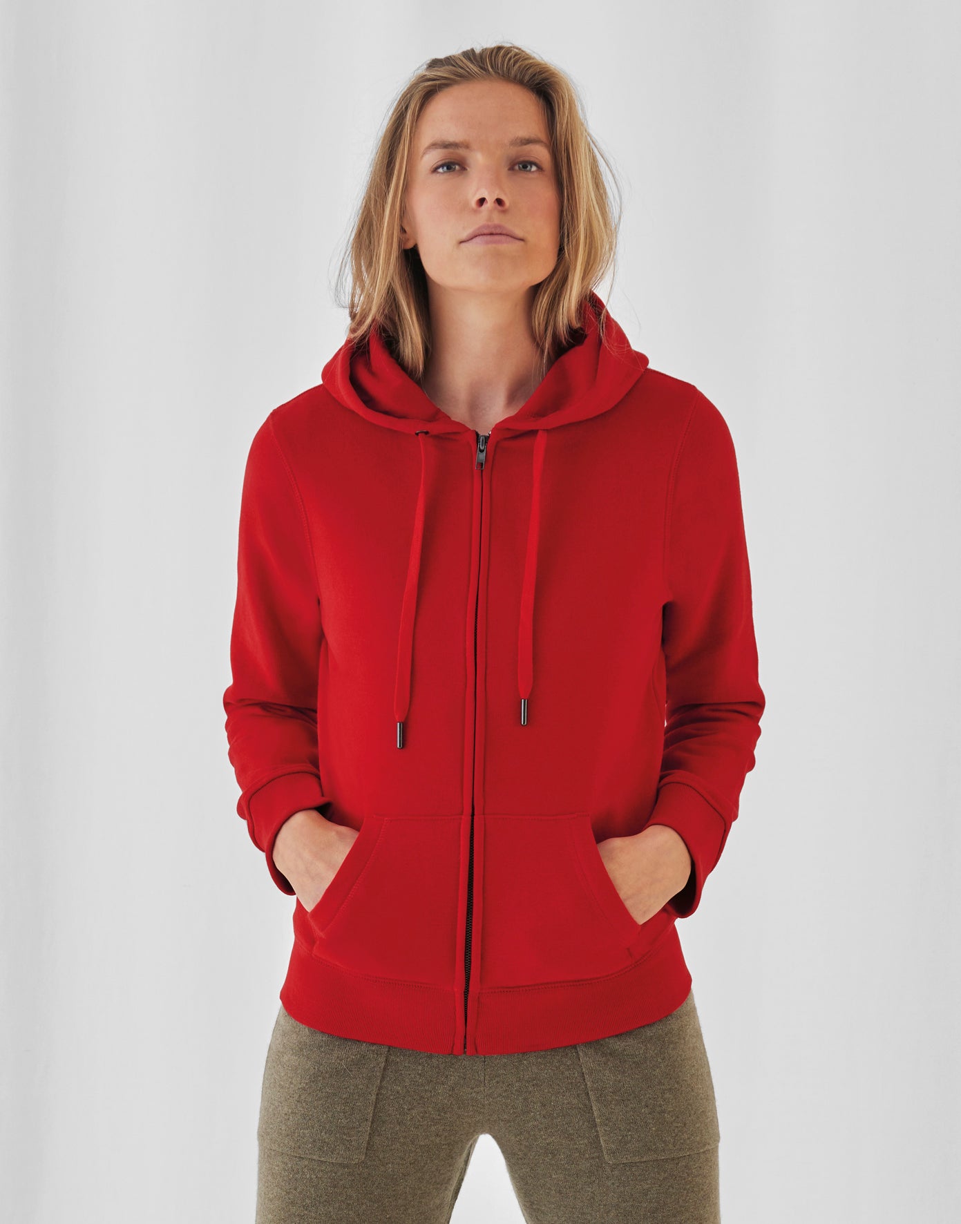 QUEEN Zipped Hooded /women