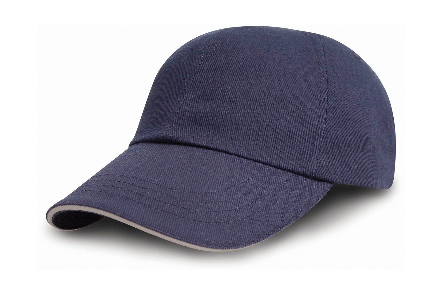 Brushed Cotton Decorator Cap with Sandwich Peak